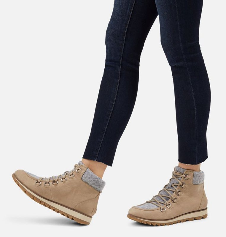 Sorel Dam Stövlar Brun - Harlow™ Lace Cozy Låga - AYQ-637029